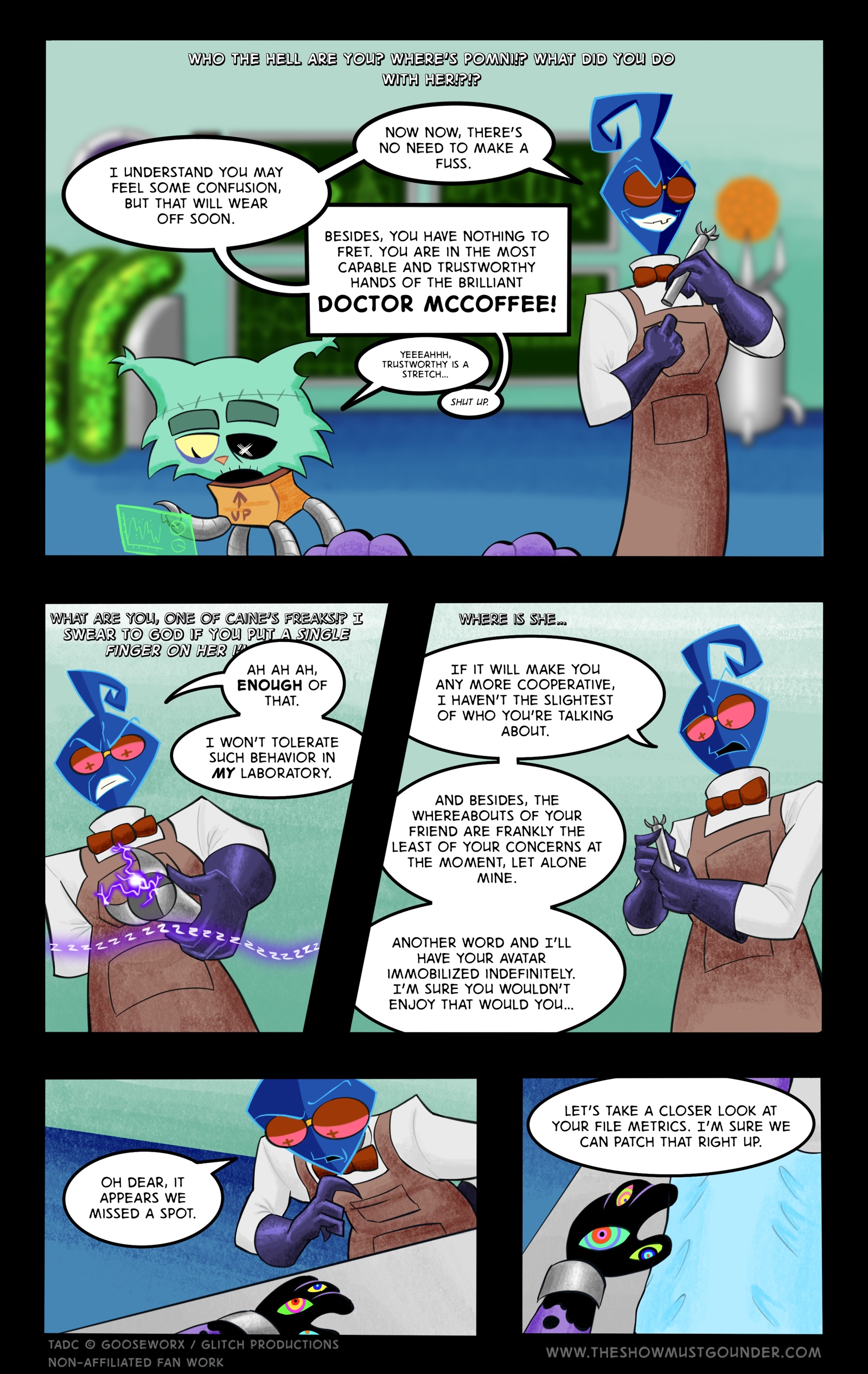 A rather unpleasant conversation 